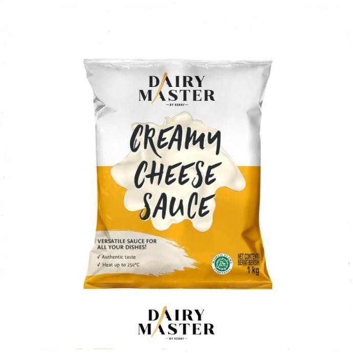 

Creamy Cheese Sauce Dairy Master 1Kg Saus Keju Halal