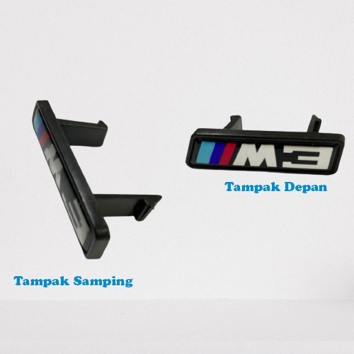 Emblem M3 Grill Depan Bmw Seri 3 F30 F10 Logo M3 Grill Bmw