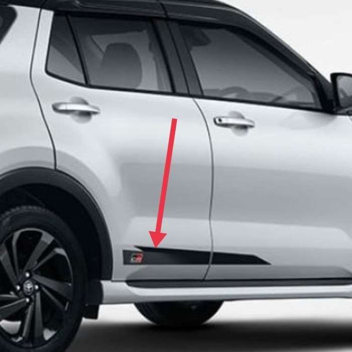 Stiker Body Samping Toyota Raize Gr Sport Original