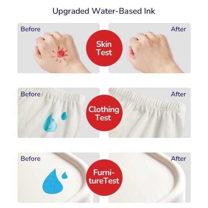 

Mideer Washable Marker Lets Paint White Board Spidol Wipe Clean