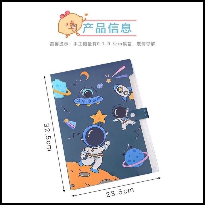 

HOT DEAL B 082 | FILE FOLDER 6 SLIDE MOTIF ASTRONOT |DOCUMEN BAG|MAP FILE ROKET !!!!