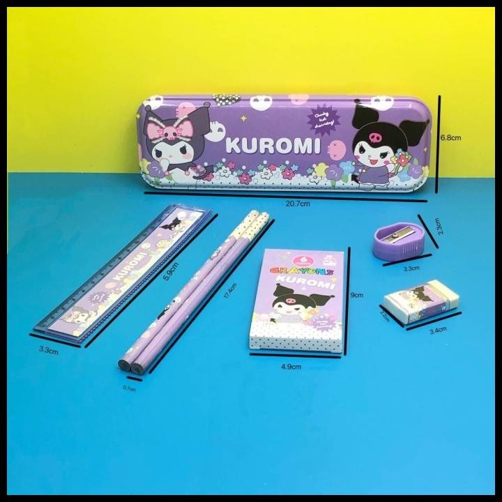 

TERBARU ALAT TULIS ANAK SET KOTAK PENSIL SANRIO/ STATIONERY SEKOLAH/GOODIE BAG ANAK !!!!!!!