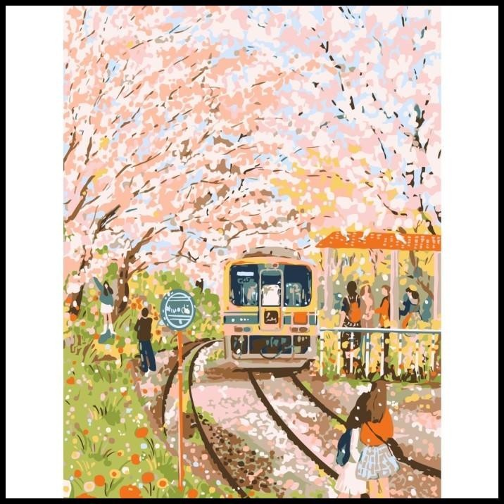 

DISKON WITH FRAME20*30 CM PAINT BY NUMBER / PAINTING KIT /PAINT BY NUMBERS !!!!!!!