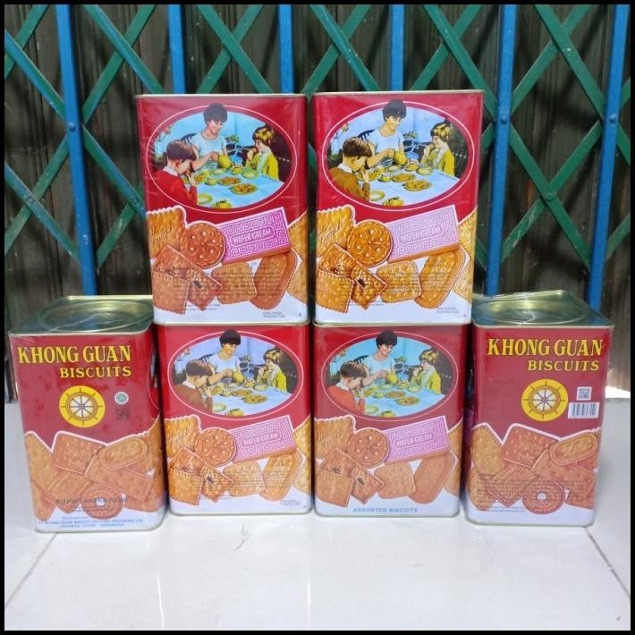 

TERBARU KONG GUAN KALENG BISKUIT 1600 GRAM / BISKUIT KHONG GUAN !