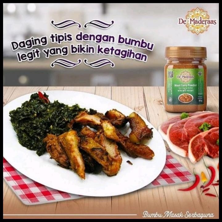 

GRATIS ONGKIR DE MADEERAS MEAT CURRY POWDER BUMBU KARI DAGING INDIA MADRAS CURRY 200 !!!