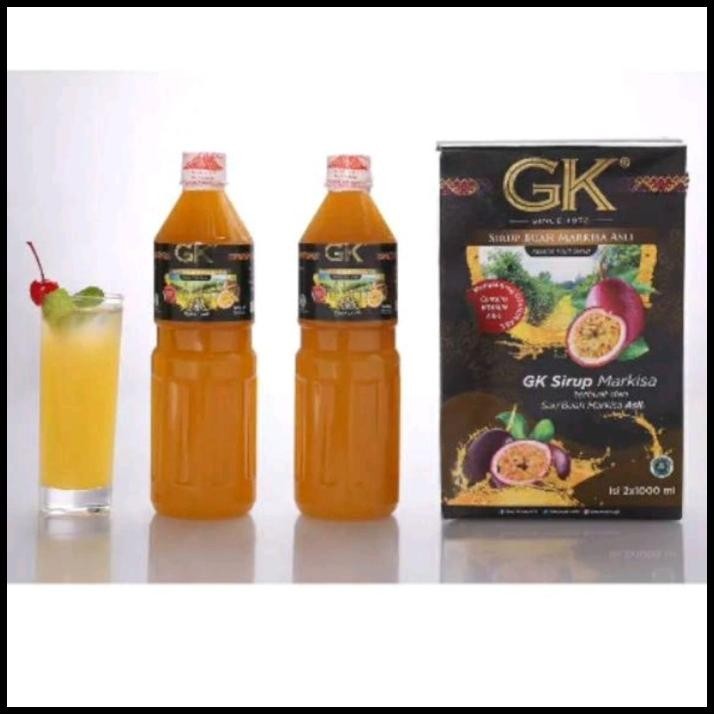 

HOT DEAL SIRUP MARKISA GK BLACK LABEL 2X1000ML BOTOL PLASTIK SIROP MARKISA !!!!!!
