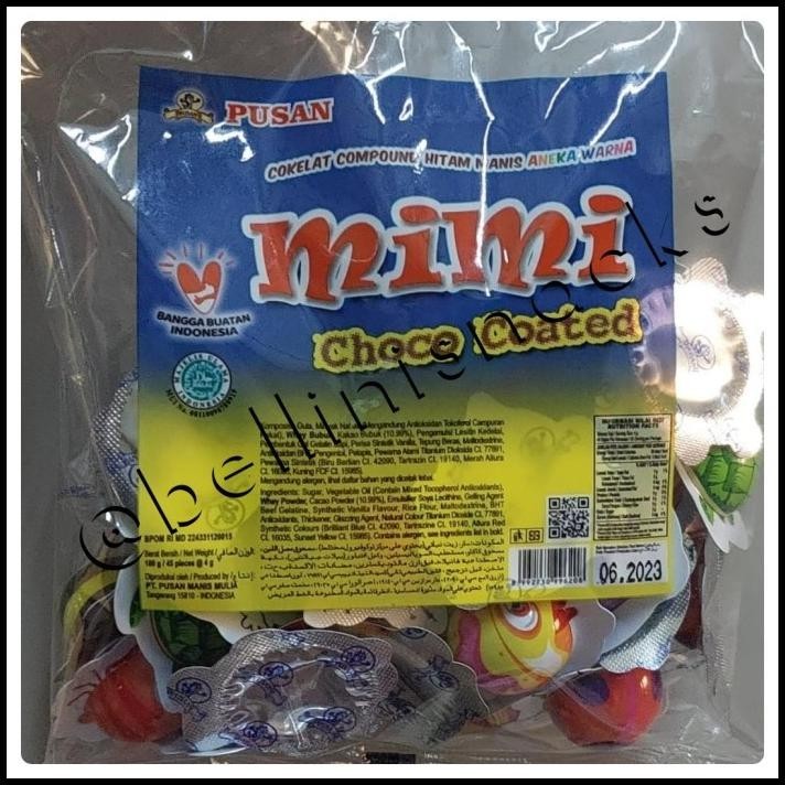 

DISKON COKELAT IKAN TOPLES COKLAT IKAN PUSAN MIMI CHOCO COATED CHOCOLATE 45PC