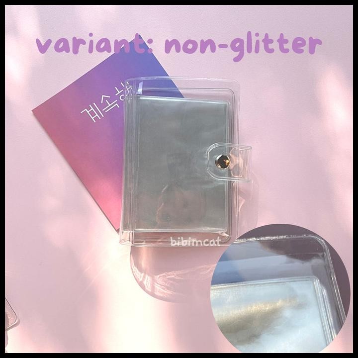 

TERMURAH ONE POCKET BINDER (GLITTER JELLY COVER - 32 SLOT) / PHOTOCARD BINDER !!!!!!