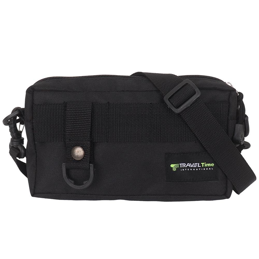 Tas Travel Bag Original Selempang Sling Time 815 Black Tas Traveling By Natasha