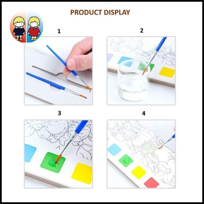 

TERMURAH WATER COLOR NOTE BOOK TRAVELLING GAMES !!