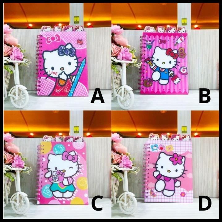 

HOT DEAL NOTEBOOK BUKU CATATAN A5 NOTEBOOK RING BUKU AGENDA HELLOKITTY PP001 !!!!!!