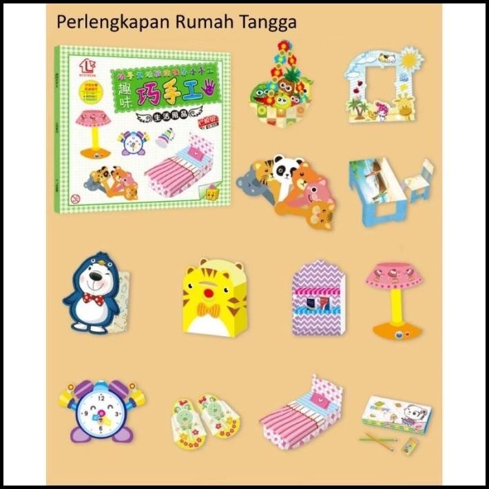 

BEST DEAL BUKU ORIGAMI 3D CRAFT LIPAT BENTUK / BUKU KERAJINAN TANGAN