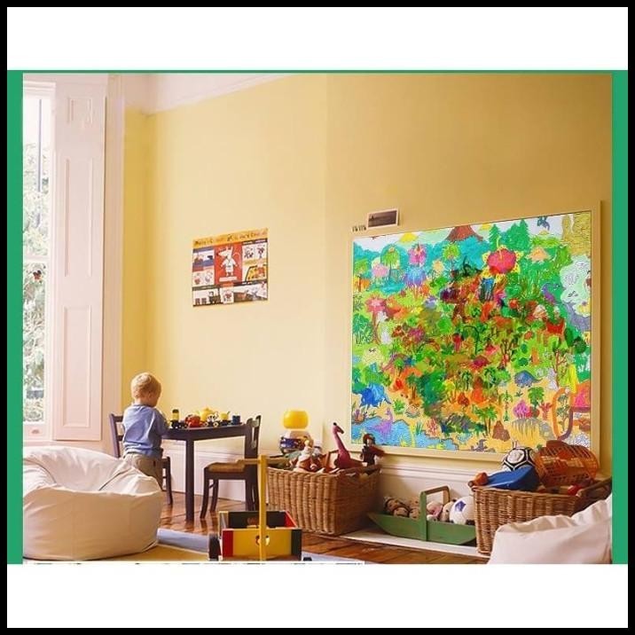 

TERMURAH JOAN MIRO SUPER PAINTER GIANT COLORING POSTER PAD THE WORLD CAT POSTER !!!!