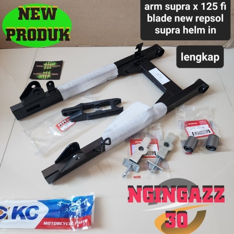 [BEST DEAL] swing arm supra x 125 FI supra x 125 injeksi blade new repsol supra x helm in
