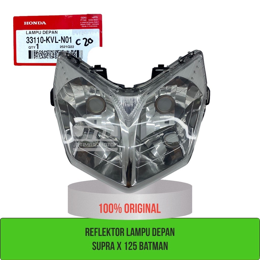 [BEST DEAL] Reflektor lampu depan supra x 125 batman 33110-KVL-N01 33100-KVL-N01