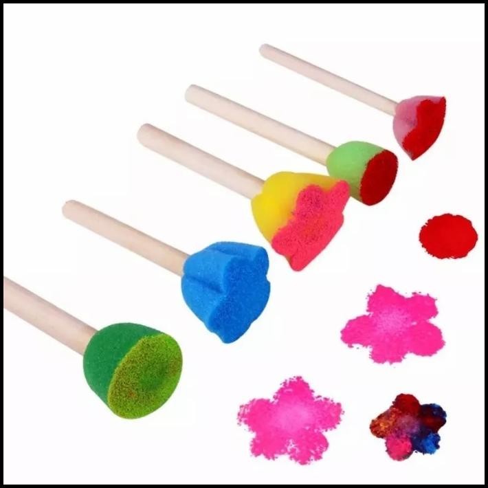 

GRATIS ONGKIR SPONGE PAINT BRUSHES KIDS KUAS LUKIS SPONS UNTUK ANAK !!!!!