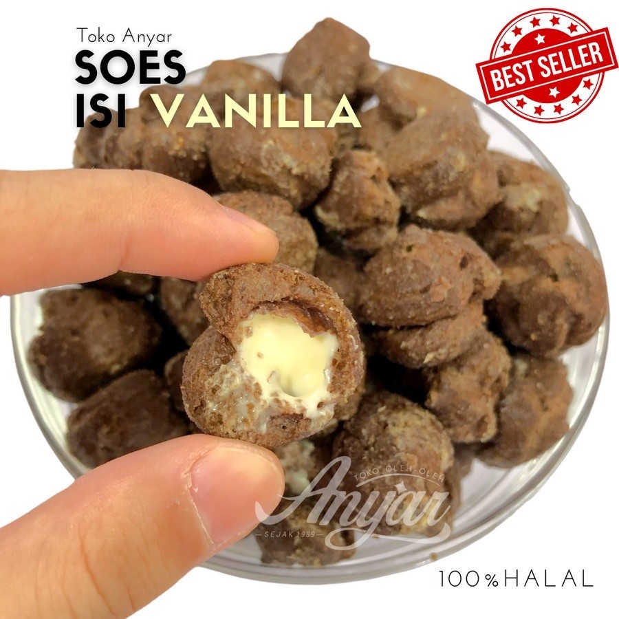 

Sus Isi Vanilla / Soes Kering Krim Vanilla Lumer Enak @250-500gr