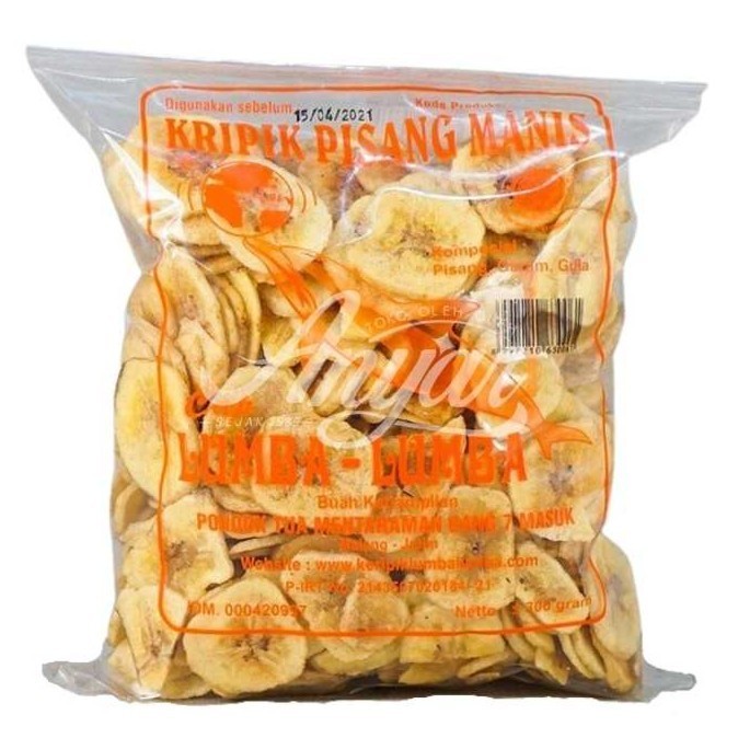 

Keripik Pisang cap Lumba-Lumba