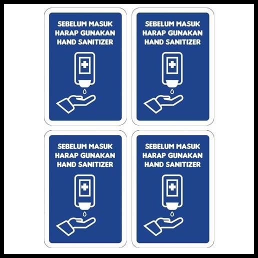 

GRATIS ONGKIR STICKER STIKER GUNAKAN HAND SANITIZER !!!!!!