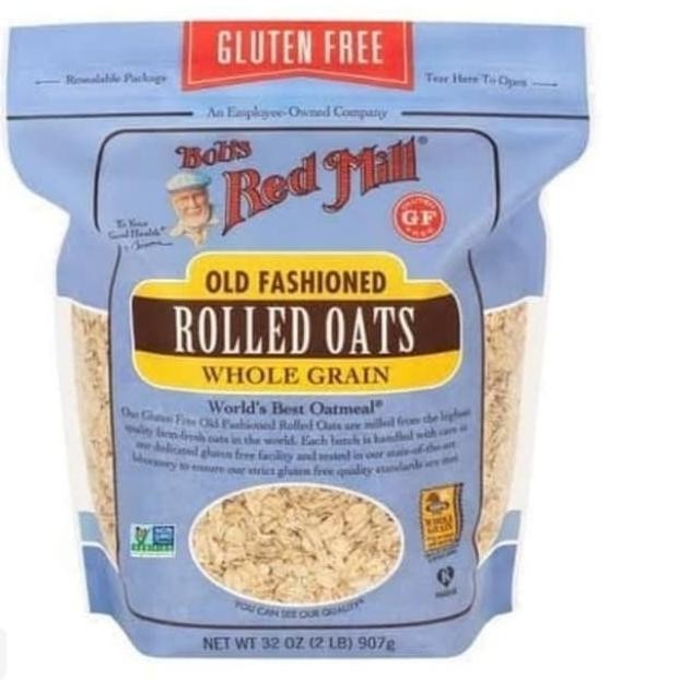 

Bob red Mill BRM Rolled oat old Fashioned Gluten free907g whole grain BS