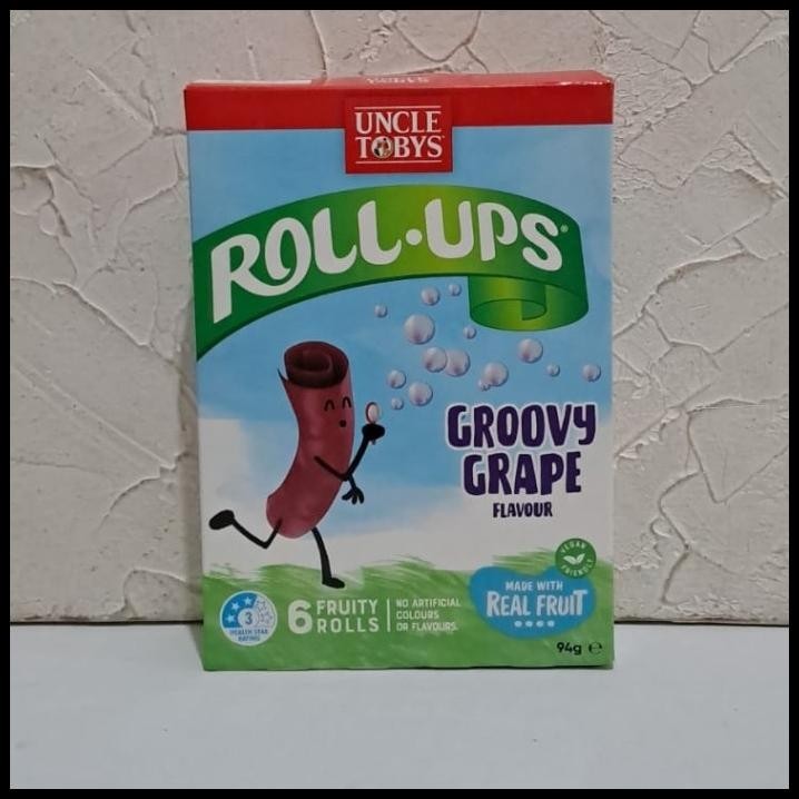 

Uncle Tobys Roll Ups Groovy Grape Flavour