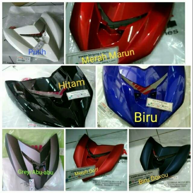 Cover Body Bodi Front Panel Tameng Dada Depan 2Pv Mx King 150