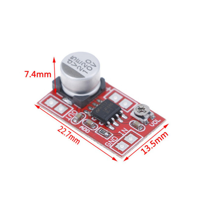 Microphone Amplifier Mini Micro Electret Dc 5V-12V