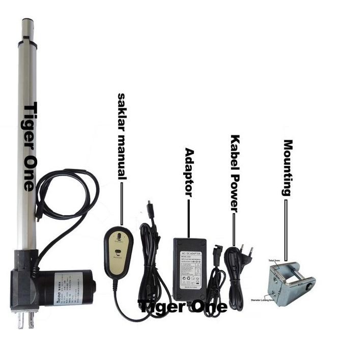 Aktuator, Actuator 24V Linear Aktuator, Linear Actuator 30Cm 6000N