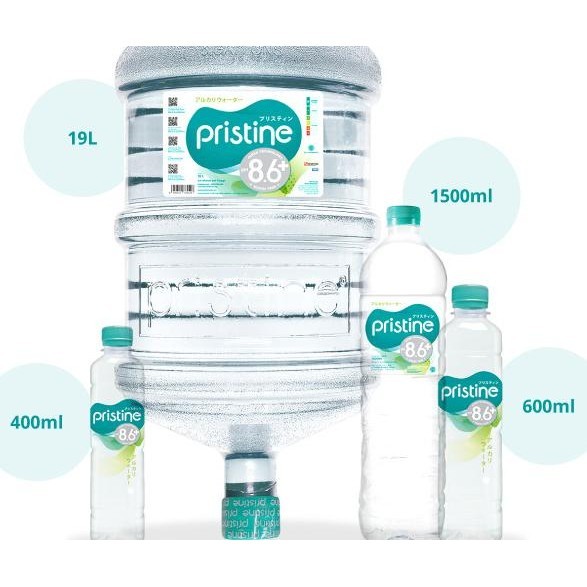 

Pristine Air Minum Mineral 8.6+ 1500Ml , 1 Dus = 12 Botol Perkasa_Id