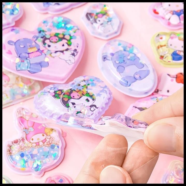 

TERBARU TOKKADO SANRIO HIMI STICKER TIMBUL 3D GLITTER TEMPELAN KARAKTER LUCU !!!