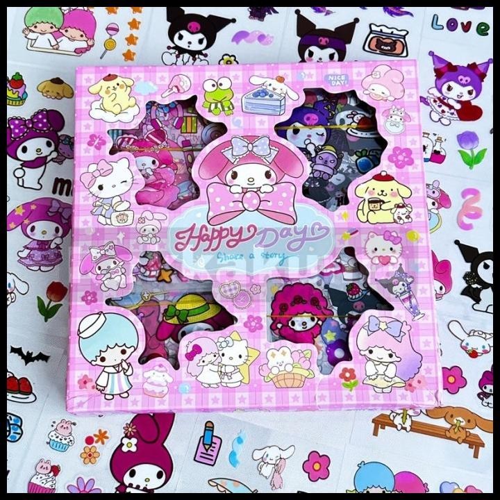 

GRATIS ONGKIR STIKER ANAK PEREMPUAN MOTIF VIRAL SANRIO MY MELODY 2D BOX ISI 100 PCS !!!