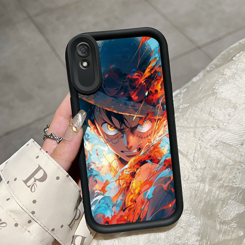 Casing Hp Xiaomi Redmi 9A Redmi 9i Redmi 9T Redmi 9 Power Case silikon kasingg HP pola Anime Luffy  