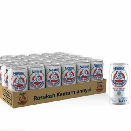 

Bear brand susu steril 189ml/ 1 dus isi 30 nestle