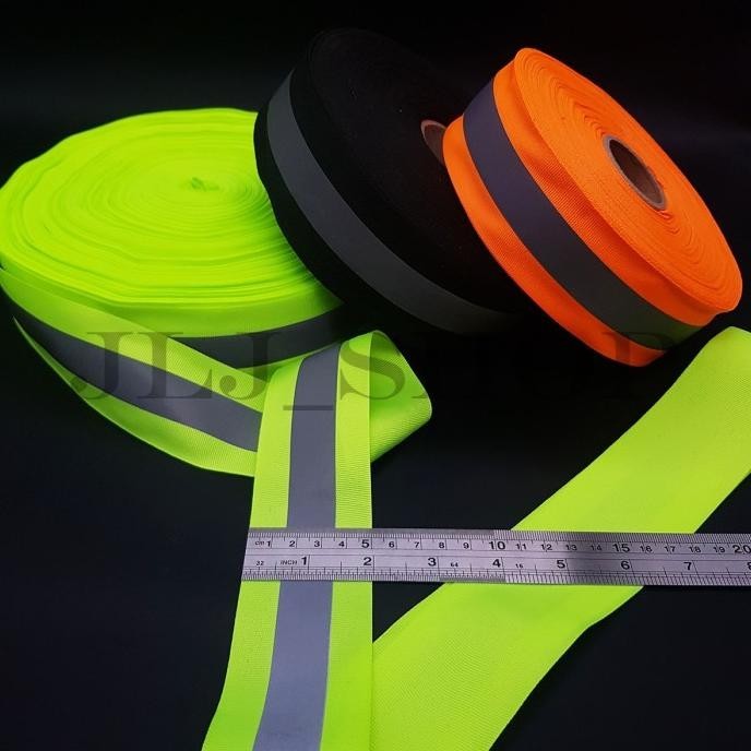 Pita Scotlight / Relfektor Kombinasi 5 Cm (kain 5cmx2cm)