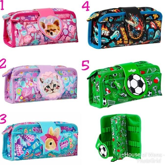 

Smiggle Stylin Utility Pencil Case - Tempat Pensil Smiggle Original
