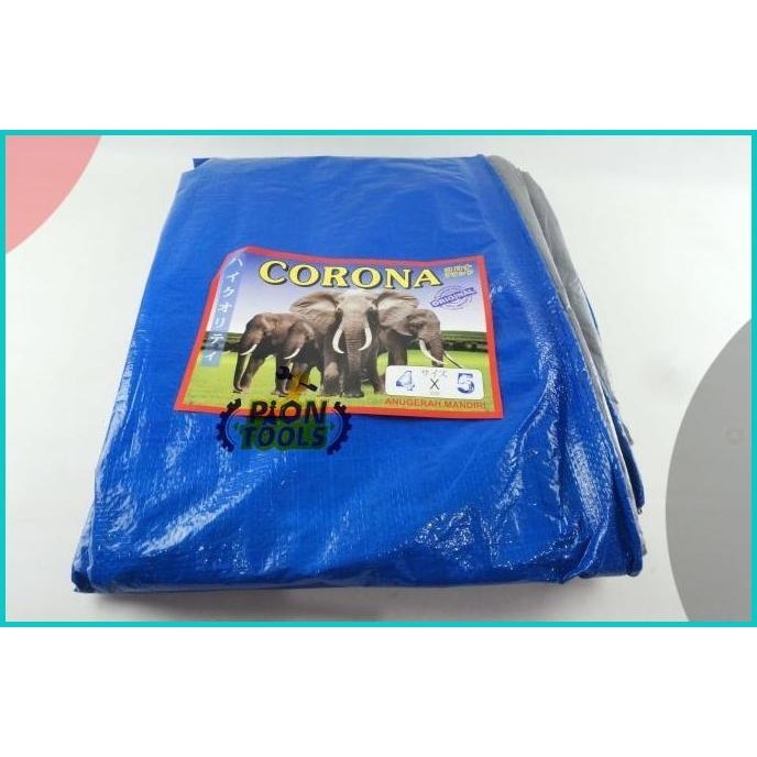 Terpal A3 4x5 Corona 4Gajah b/s Terpaulin Terpal plastik Terpal kolam