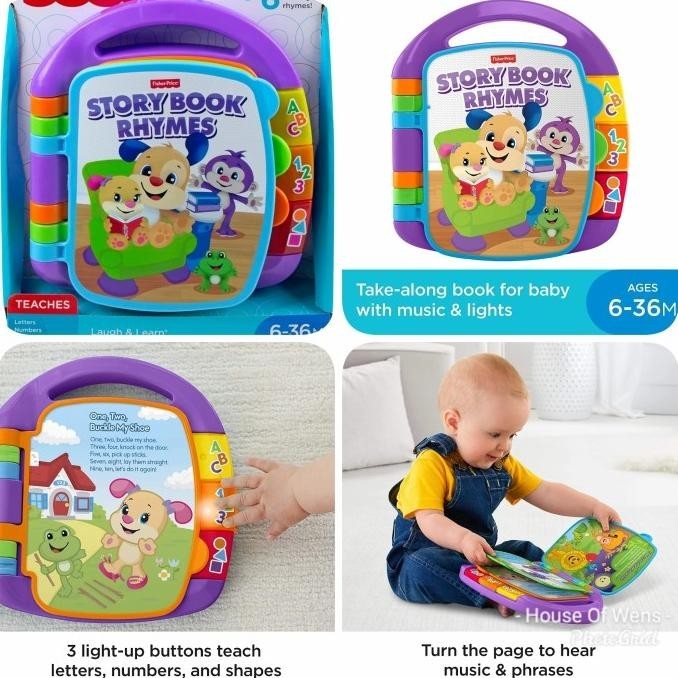 

Fisher Price Story Book Rhymes Original Berkualitas