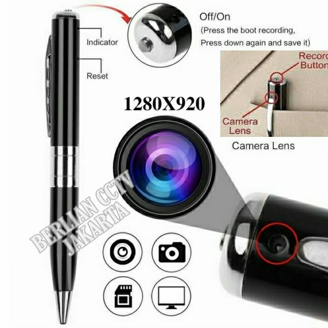 Spy Cam Hidden Pen Cctv Pulpen Camera Video Recorder / Cctv Pengintai