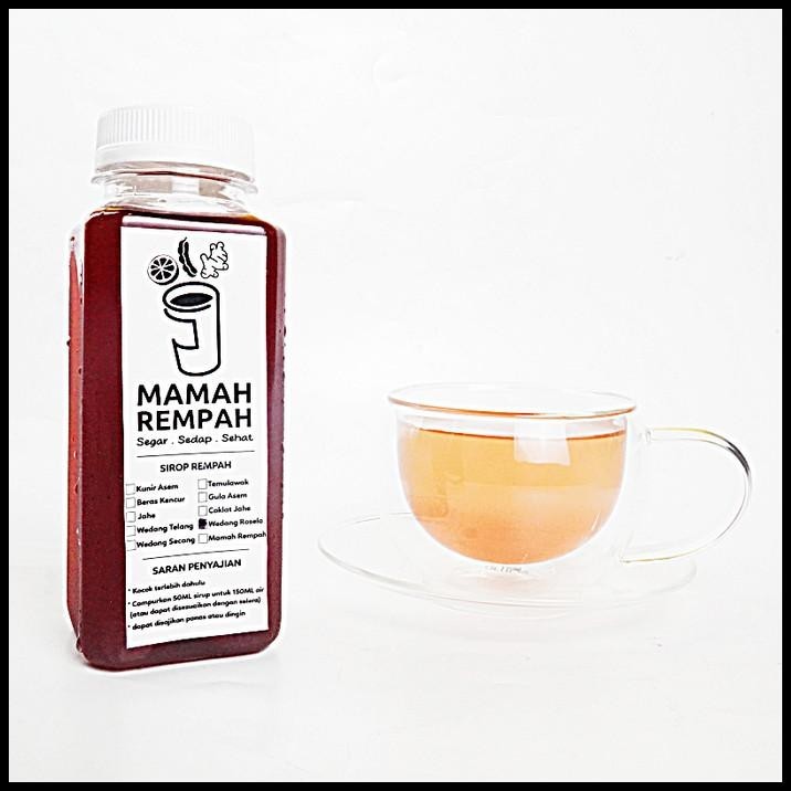 

DISKON SIRUP WEDANG ROSELA SARI JAMU REMPAH MODERN HERBAL MINUMAN SEHAT 250ML !!!