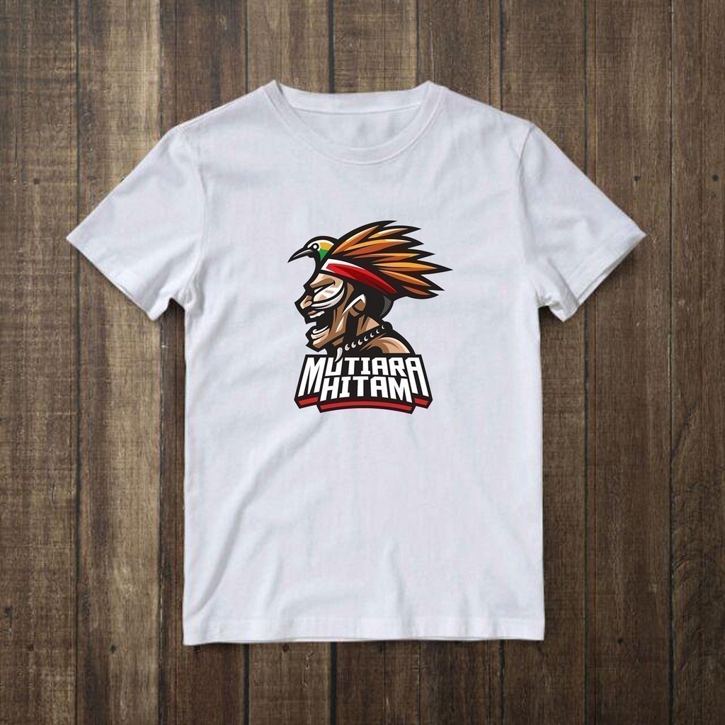 Kaos T Shirt Pria Mutiara Hitam Persipura Jayapura Papua