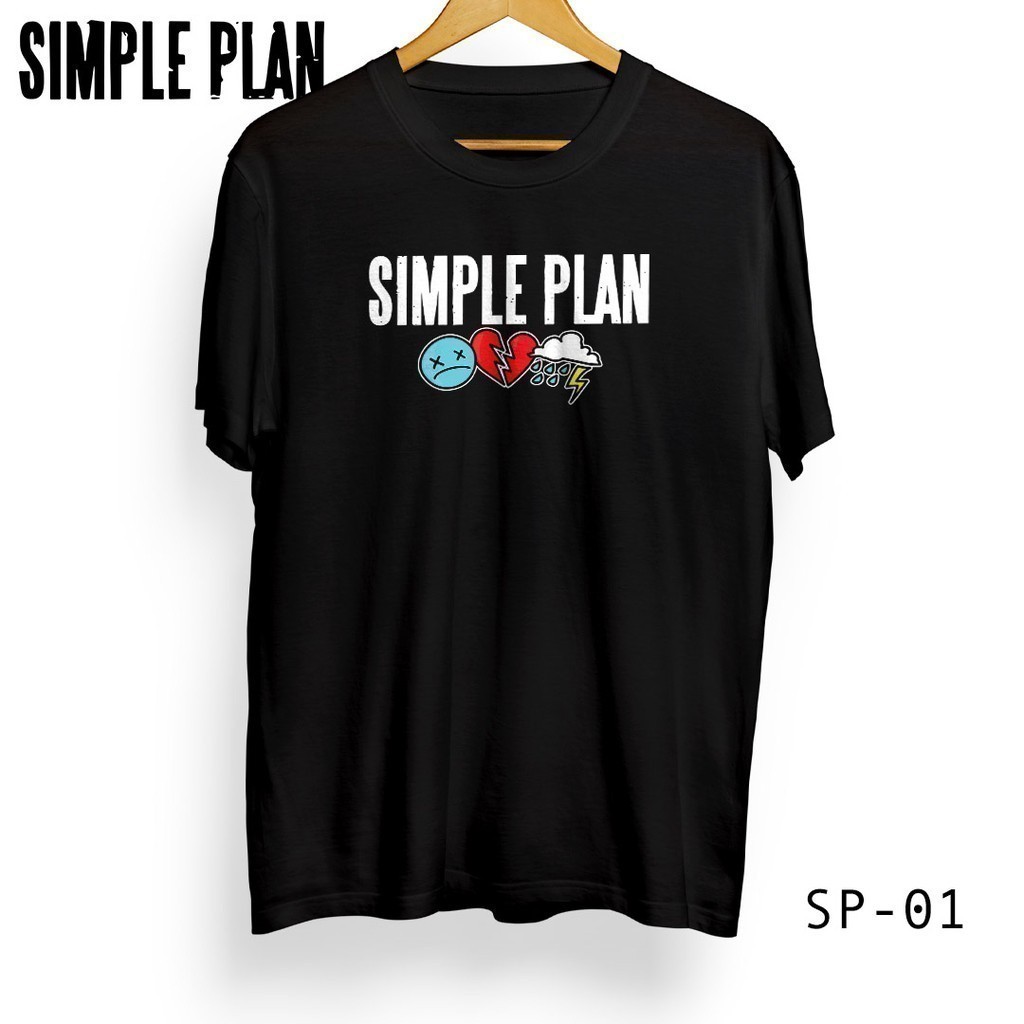 Kaos T Shirt Pria Simple Plan