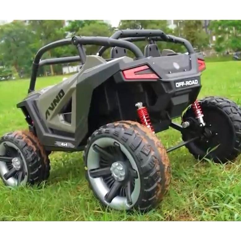 ADF Mainan Mobil Aki Anak Dewasa Big Foot PMB Advender M9288c Dual Gear Box 9288 4 GearBox Ban Karet