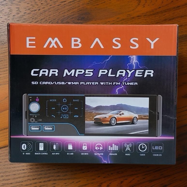 Barangmurahco Tape Mobil Embassy Singledin Embassy Mp 5 Single Din Embassy Layar Murah