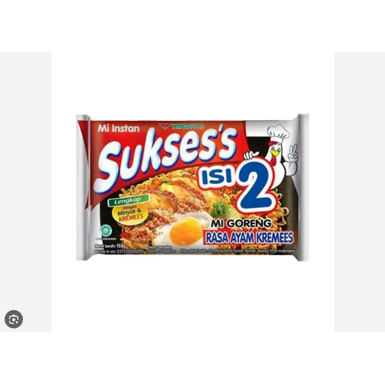 

Mie Sukses Isi 2 Ayam Kremes Mie Goreng