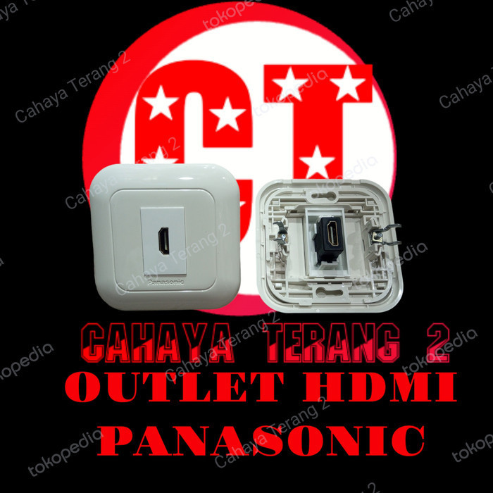 Buruan serbu] Outlet hdmi Panasonic Faceplate HDMI/Port HDMI Panasonic
