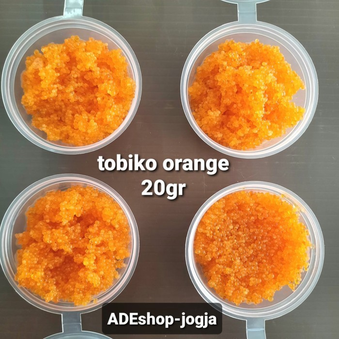 

*$*$*$*$] tobiko orange telur ikan terbang 20 gram Flying Fish Roe sushi