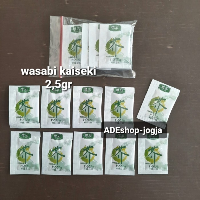 

:::::::] MAZUMA Neri Wasabi Paste 2,5 gr pasta jepang sushi sachet isi 10 kaise