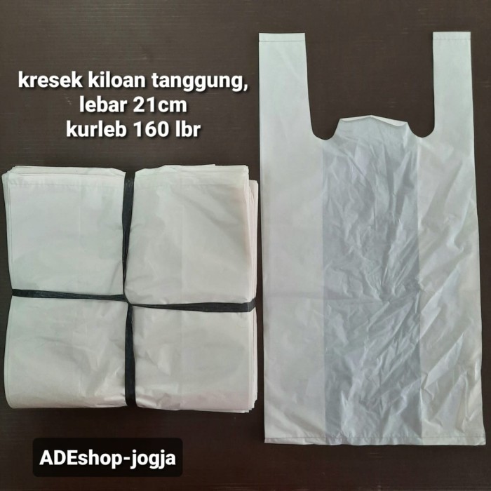 

Produk Unggulan] kresek putih kiloan tanggung 21 cm plastik kantong