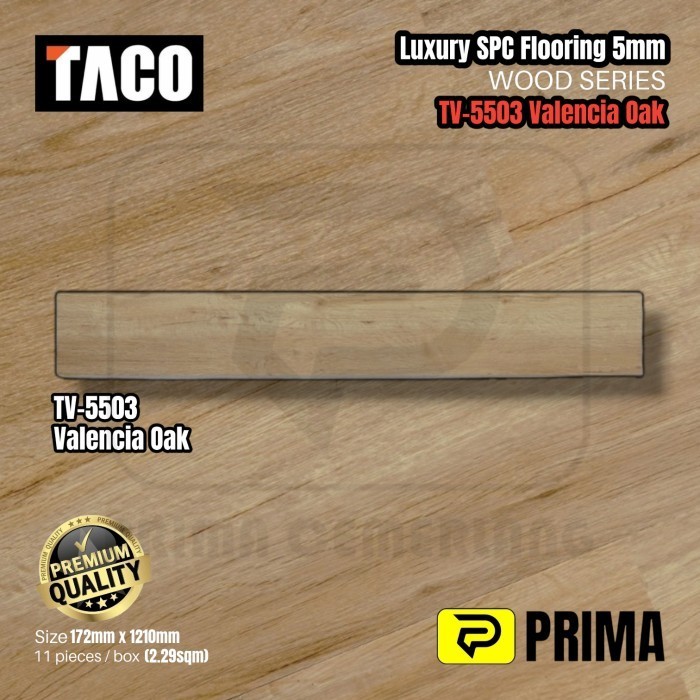 Taco Spc 5Mm Tv-5503 Valencia Oak