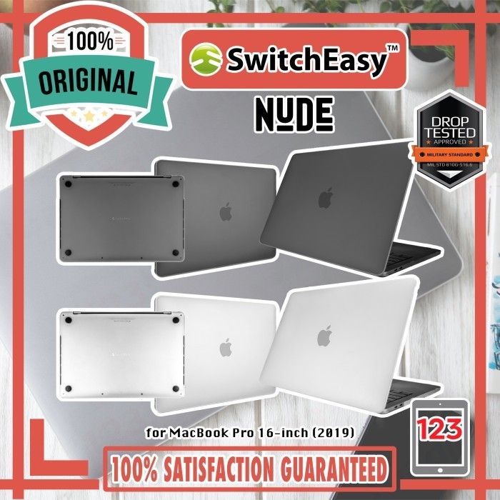 CASE COVER APPLE MACBOOK PRO 16-INCH TOUCHBAR 2019 SWITCHEASY NUDE